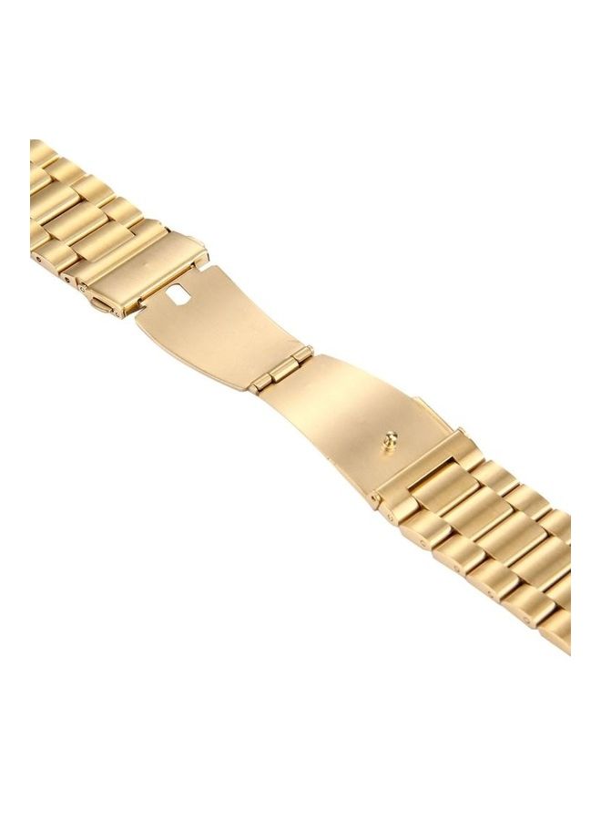 NIBEMINENT Stainless Steel Waist Strap Watch Band Gold - Image 4