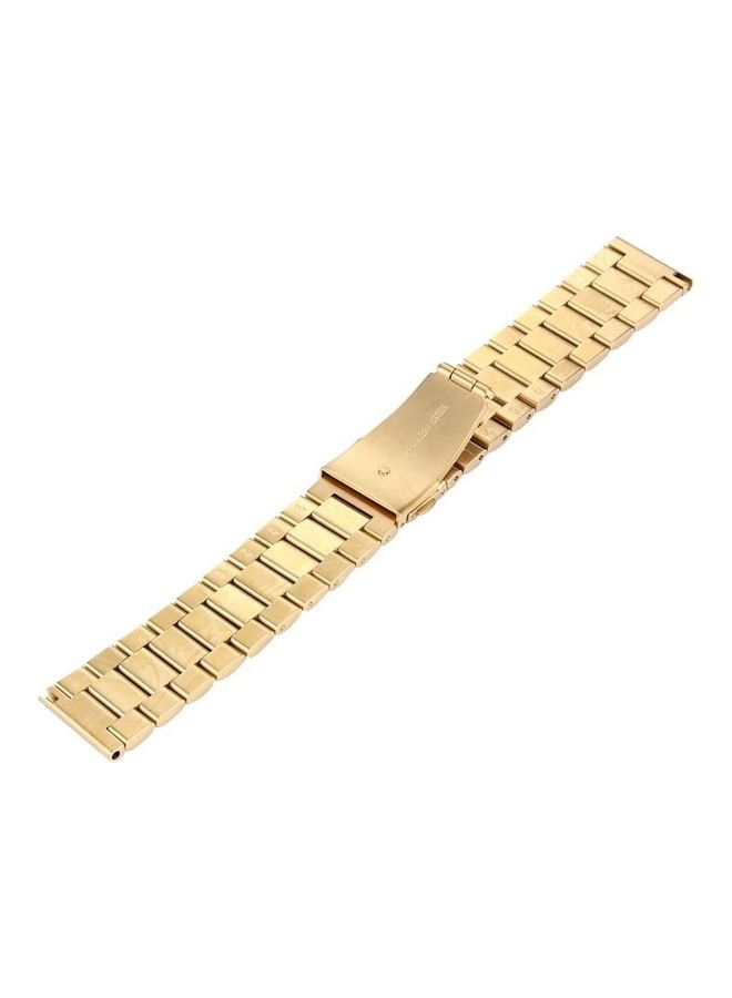 NIBEMINENT Stainless Steel Waist Strap Watch Band Gold - Image 3