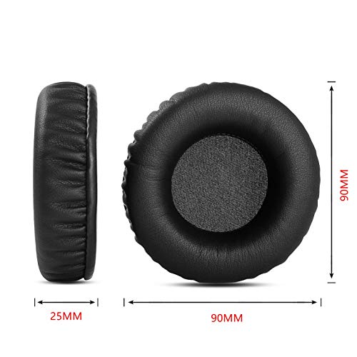 YDYBZB Black Ear Pads Foam Soft Replacement Ear Cushions Covers Pillow Earmuffs Compatible with Insignia NS-WHP314 Headset Headphone - Image 2