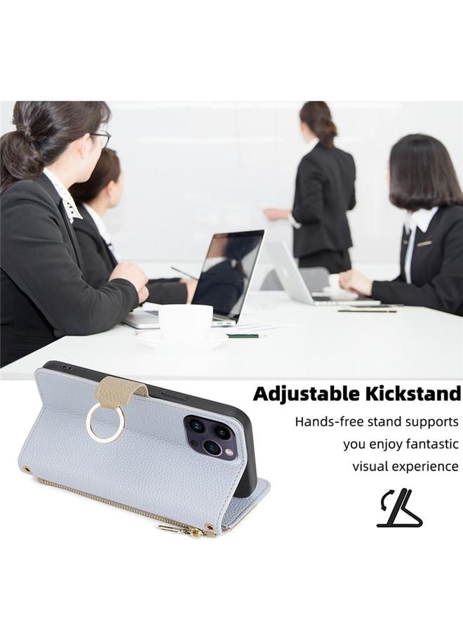 إيروريكس جراب هاتف Nokia G42 5G Crossbody مصنوع من الجلد بنسيج الليتشي - Image 5