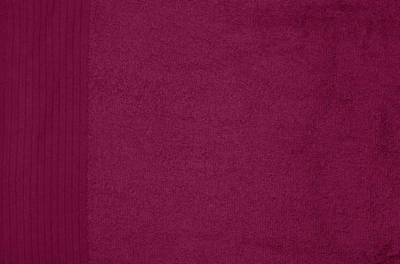 Casa Copenhagen - Egyptian Cotton Pleates 6 Pcs Face Towel (30 X 30 cm) Colour : Windsor Wine - Image 2