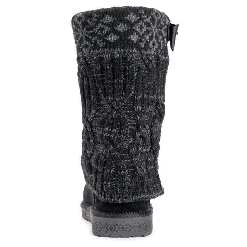 MUK LUKS Women's Cheryl Fashion Boot, Black, 7 - Image 3