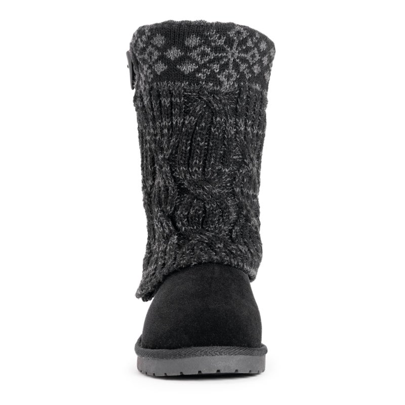 MUK LUKS Women's Cheryl Fashion Boot, Black, 7 - Image 2