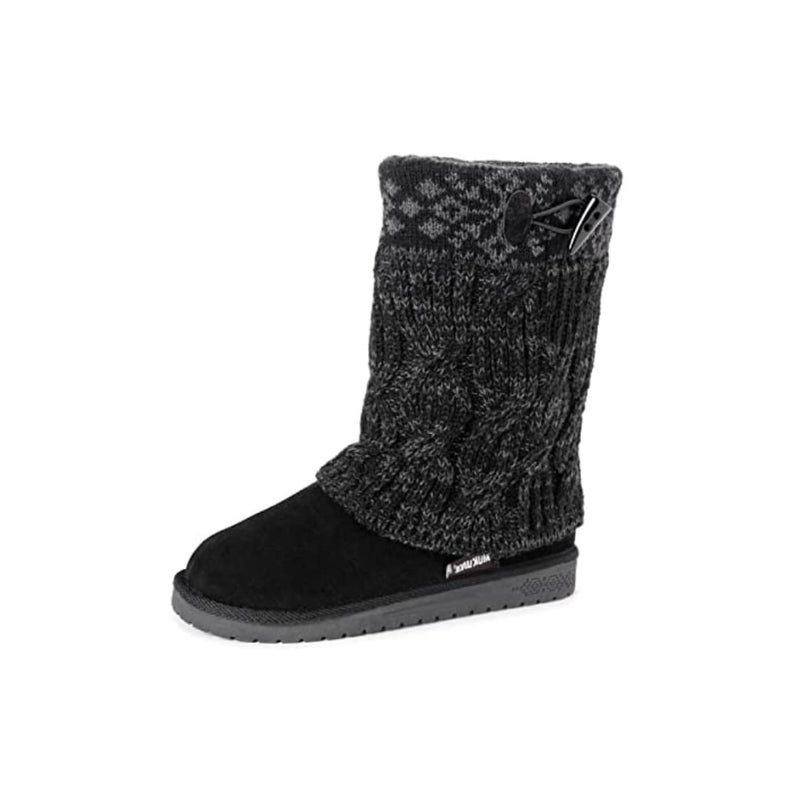 MUK LUKS Women's Cheryl Fashion Boot, Black, 7 - Image 1