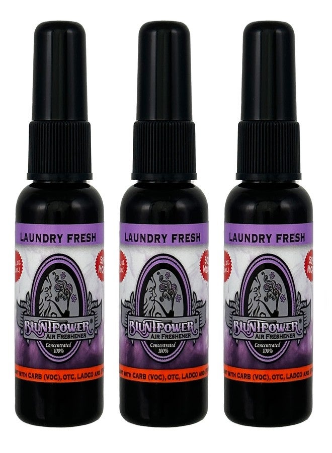 BluntPower 1.5oz High Concentrated Air Freshener, 3 Packs (Laundry Fresh