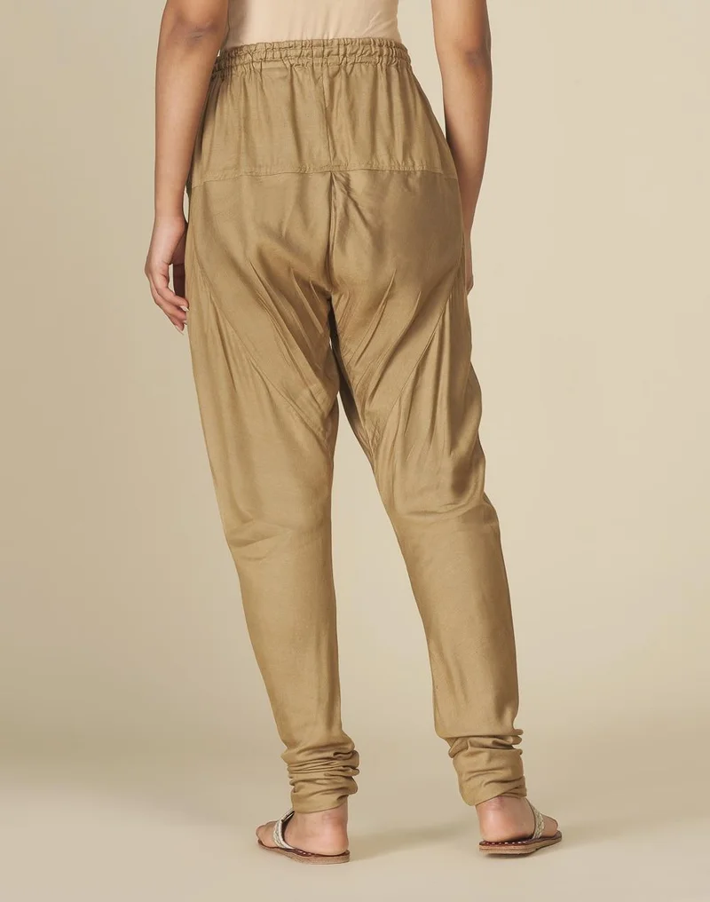 Fabindia Viscose Blend Drawstring Churidar