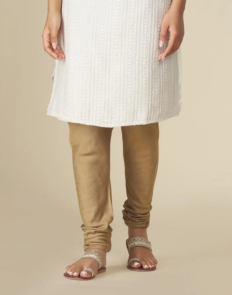 Fabindia Viscose Blend Drawstring Churidar