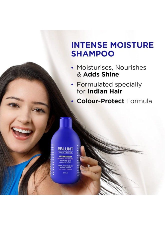 BBLUNT Intense Moisture Shampoo With Jojoba And Vitamin E For Dry & Frizzy Hair 300 Ml - Image 5