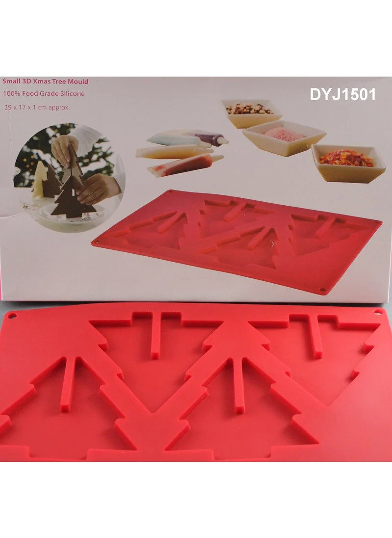 Pastisya 3D Silicone Chocolate Pine Tree Mold