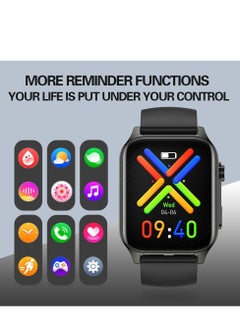 DMG TECH DMG 1.91 Inch Smart Watch for Men and Women (Receive and Call), 100+ Sports Modes Fitness Tracker with Heart Rate/SpO2/Blood Pressure/Sleep Monitor, Calorie Counter, IP68 Waterproof Smart Watches  - Image 3