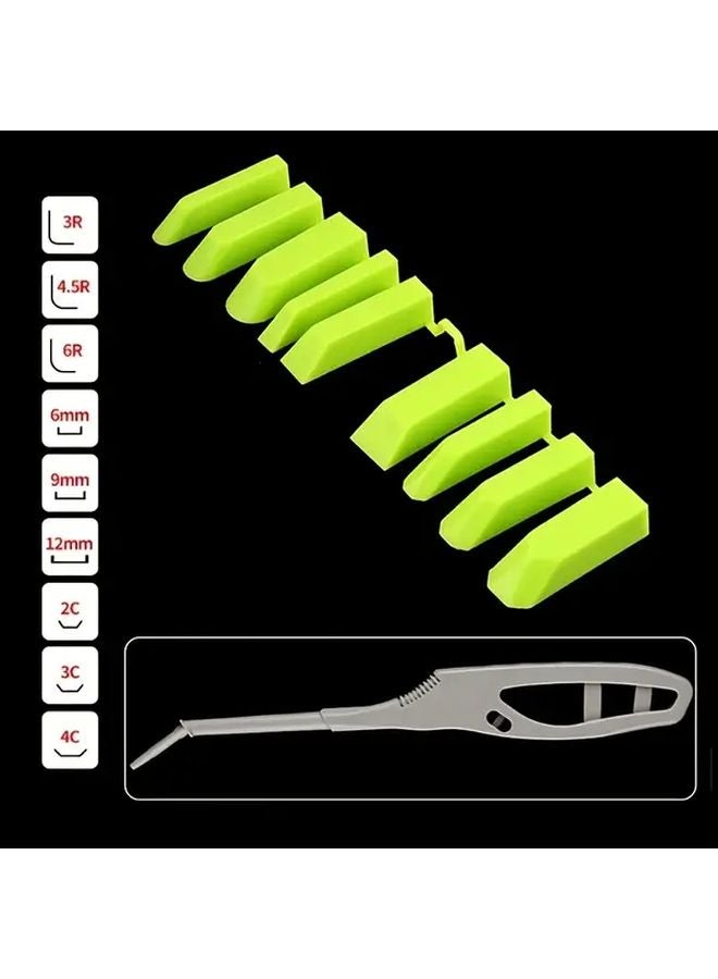 Green 9 In 1 Sealing Caulking Tool For Kitchen Bathroom Window Sinks - Image 3