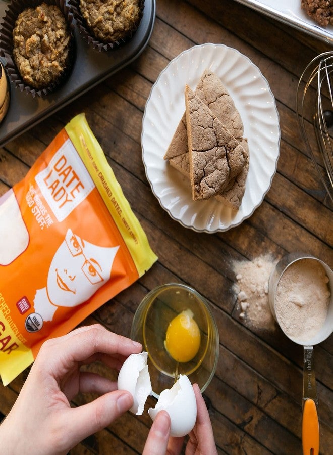 Date Lady Organic Date Sugar, 1 lb | Vegan, Paleo, Gluten Free & Kosher | Alternative Sweetener for Baking | Will Not Dissolve in Coffee (1 Bag) - Image 5