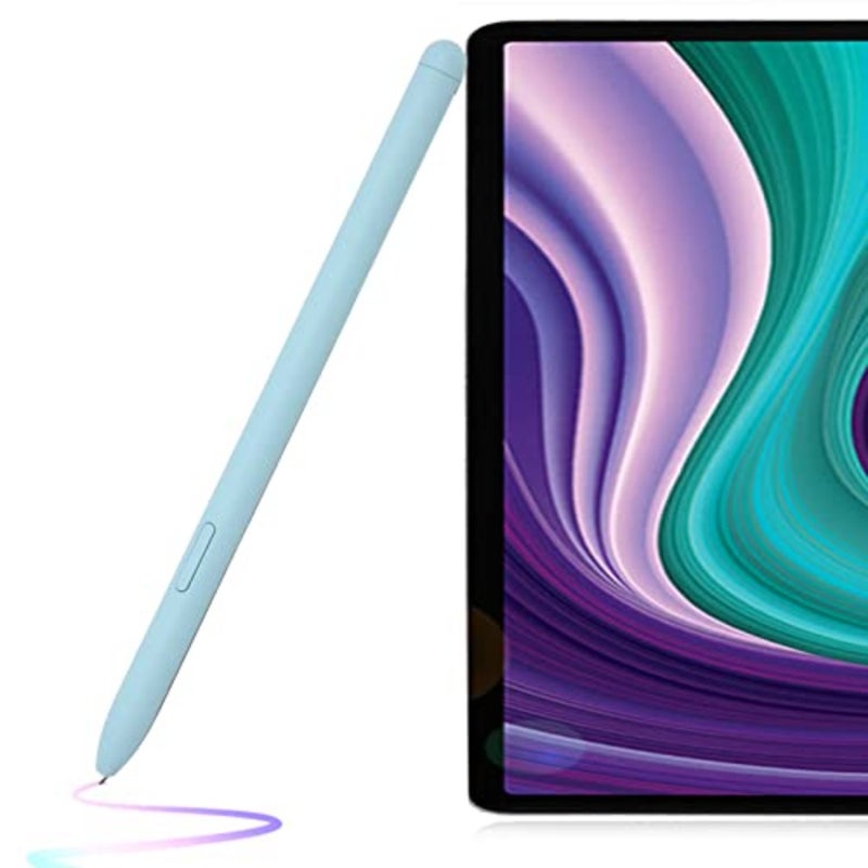 قلم بديل حساس ودقيق لجهاز Tab S6 Lite مع 5 أطراف قابلة للاستبدال باللون الأزرق قلم بديل Tab S6 Lite حساس للغاية ودقيق مع 5 أطراف باللون الأزرق - Image 4