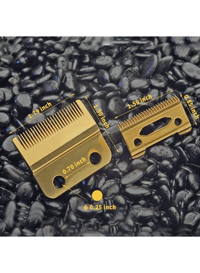 Replacement Blade for Wahl Hair Clipper Compatible with 8148, 8504, 1919, 2241, 2240, 8591 (Gold) - Image 2