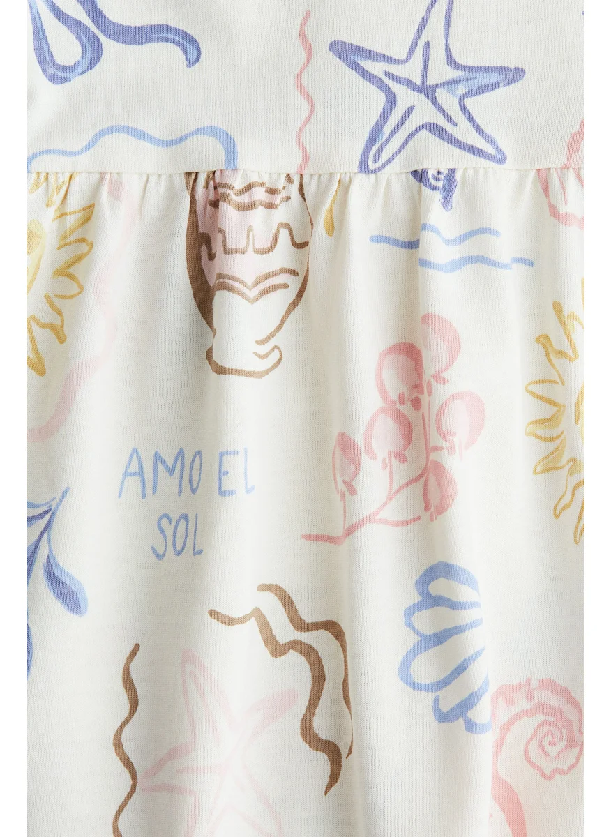 H&M Patterned Cotton Dress