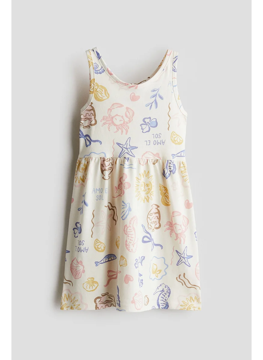 H&M Patterned Cotton Dress