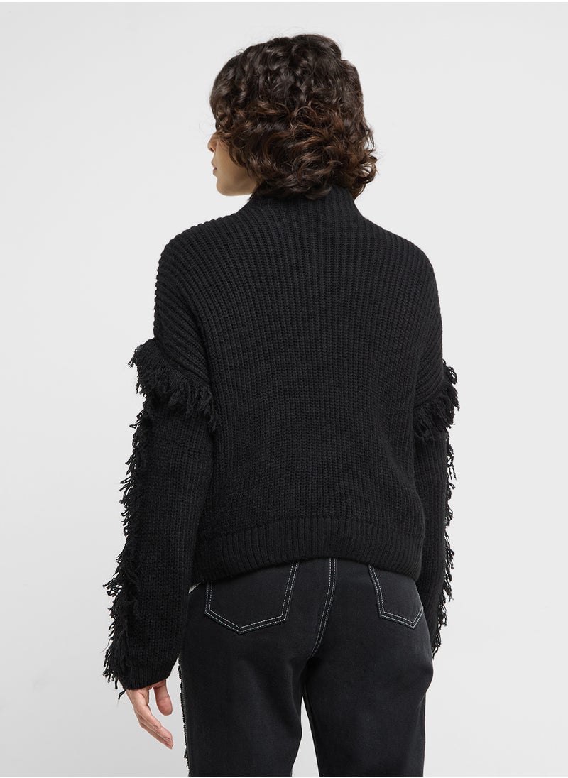 ONLY High Neck Knitted Sweater  - Image 2