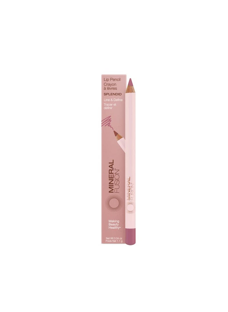 Mineral Fusion - Mineral Fusion Lip Pencil, Splendid (Packaging May Vary) - Image 1