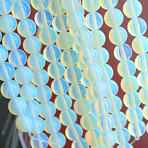 MJDCB Synthetic Opal Round Crystal Energy Stone Beads Healing Power for Jewelry Making (12mm) - Image 4