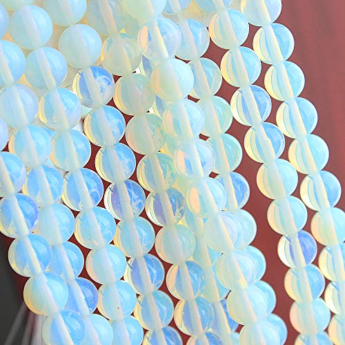 MJDCB Synthetic Opal Round Crystal Energy Stone Beads Healing Power for Jewelry Making (12mm) - Image 3