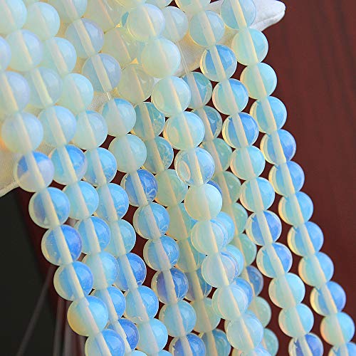MJDCB Synthetic Opal Round Crystal Energy Stone Beads Healing Power for Jewelry Making (12mm) - Image 5