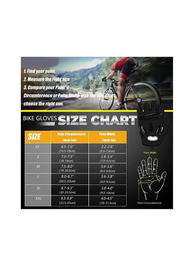 Cycling Gloves Bike Gloves, for Men Women, Breathable Anti-Slip 5mm Gel Pad, Biking Gloves Half Finger Road Bike Mtb Bicycle Gloves for Cycling, Fitness, Motorcycle, Camping, Outdoor Sports(A pair)(M) - pzsku/Z2DA9A75EF00BB3DBF0F7Z/45/_/1693662155/c478ec1c-3778-4763-bbf4-73bd96d3ea39