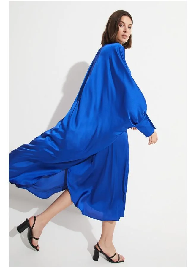 جون Cobalt Balloon Dress