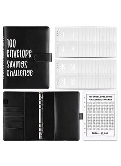 Y&D A5 Loose Leaf Book 100 Days Of Saving Money Saving Money Challenging Cash Envelopes Saving Money Couple Games Challenging Couple Gifts  - Image 1