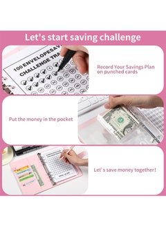 Y&D A5 Loose Leaf Book 100 Days Of Saving Money Saving Money Challenging Cash Envelopes Saving Money Couple Games Challenging Couple Gifts  - Image 5