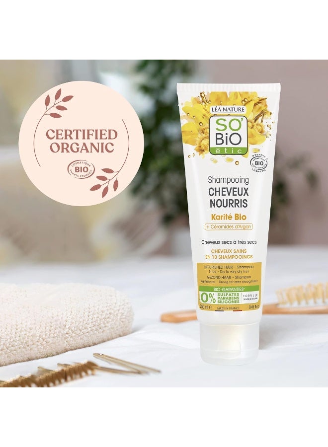 So'Bio Étic شامبو زبدة الشيا المغذية، 250 مل - Image 5