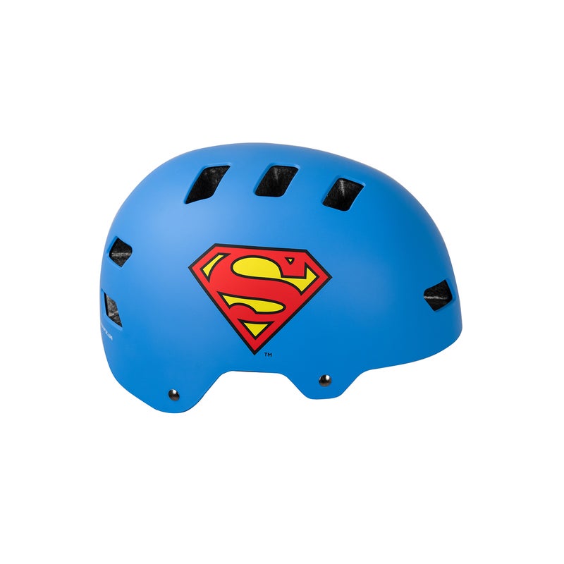Spartan Superman MultiSport Helmet for Kids Ages 5–9 | Small Size 51–54cm | DC Superhero Bike, Skate & Scooter Safety Gear | Lightweight Shell with Ventilation & Adjustable Fit | SP-9142 - Image 2