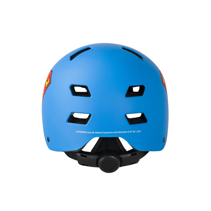 Spartan Superman MultiSport Helmet for Kids Ages 5–9 | Small Size 51–54cm | DC Superhero Bike, Skate & Scooter Safety Gear | Lightweight Shell with Ventilation & Adjustable Fit | SP-9142 - Image 4