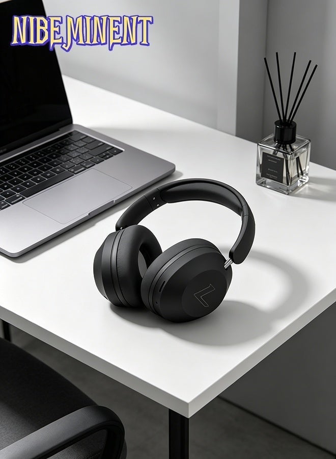 نيبمينينت سماعات رأس بلوتوث خفيفة الوزن موديل SY-T4، سماعة لاسلكية ستيريو HiFi مع ميكروفون مدمج، سماعات عزل ضوضاء قابلة للطي بشحن Type-C ووضع سلكي AUX، بطارية طويلة العمر للرياضة والعمل والسفر، - Image 2