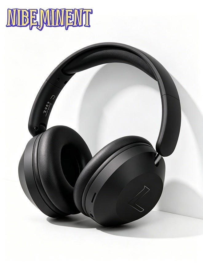 نيبمينينت سماعات رأس بلوتوث خفيفة الوزن موديل SY-T4، سماعة لاسلكية ستيريو HiFi مع ميكروفون مدمج، سماعات عزل ضوضاء قابلة للطي بشحن Type-C ووضع سلكي AUX، بطارية طويلة العمر للرياضة والعمل والسفر، - Image 1