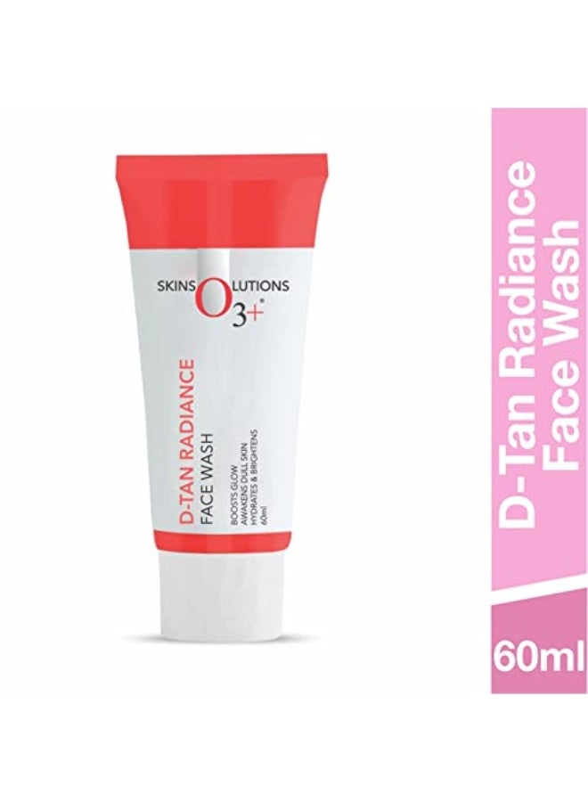 O3+ Agelock Anti Ageing Cream Spf-60,50 Gm & O3+ D-Tan Radiance Face Wash With Vitamin C Glowing Skin and Deep Cleanses and Unifies Skin Tone 60gm Combo - Image 2
