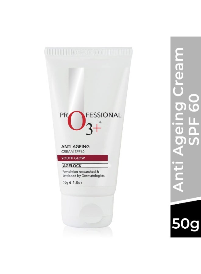 O3+ Agelock Anti Ageing Cream Spf-60,50 Gm & O3+ D-Tan Radiance Face Wash With Vitamin C Glowing Skin and Deep Cleanses and Unifies Skin Tone 60gm Combo - Image 3