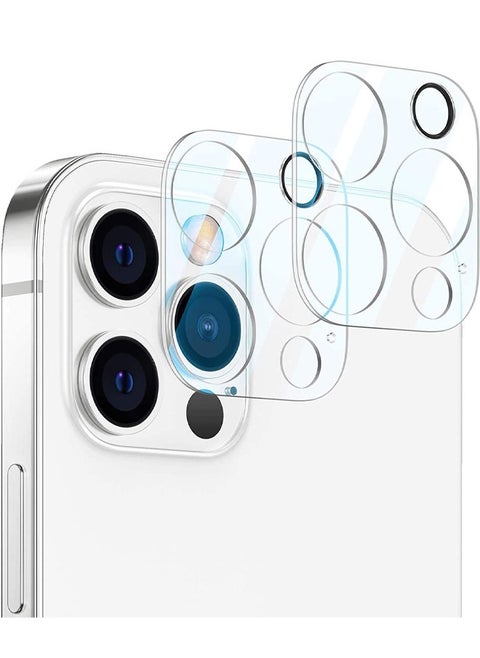 Miqia iPhone 12 Pro Max Tempered Glass Camera Lens Protector Ultra HD transparent 9H Hardness Anti-Scratch Case Friendly Easy to Install No Affect on Night full coverage protection