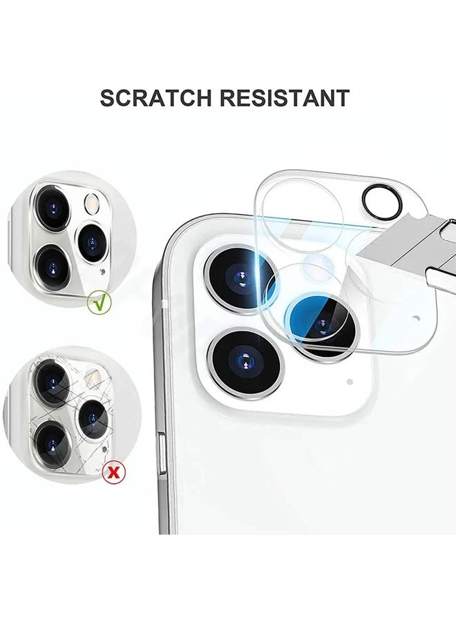 MIQIA - Miqia iPhone 12 Pro Max Tempered Glass Camera Lens Protector Ultra HD transparent 9H Hardness Anti-Scratch Case Friendly Easy to Install No Affect on Night full coverage protection - Image 1