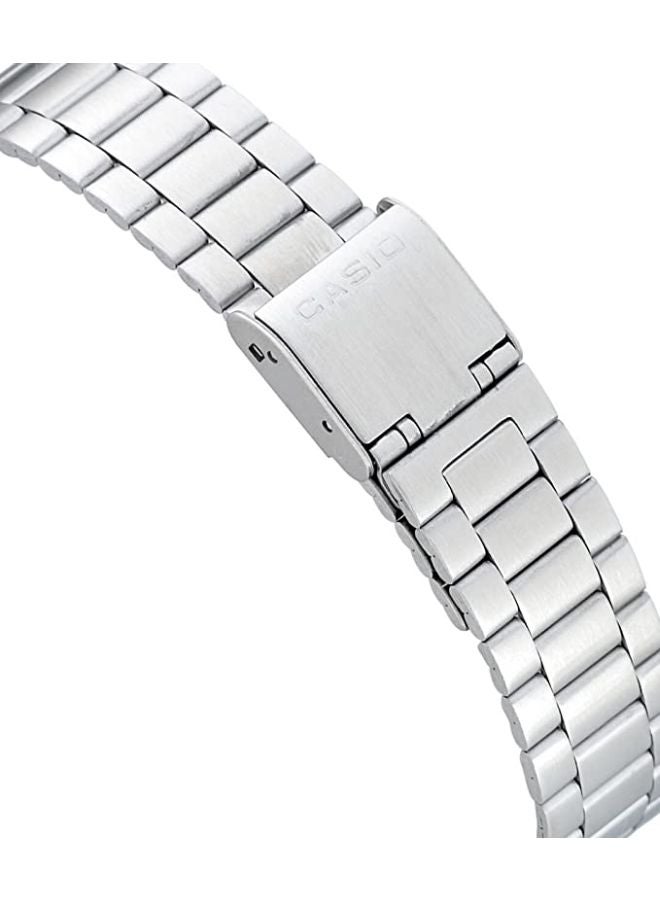 CASIO Unisex Vintage Series Water Resistant Digital Watch A168WA-1 - 32 mm - Silver - Image 5