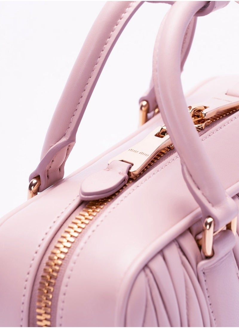 Small Arcadie Top Handle Bag Nappa Leather Crossbody Shoulder