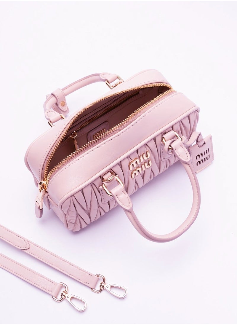 Small Arcadie Top Handle Bag Nappa Leather Crossbody Shoulder