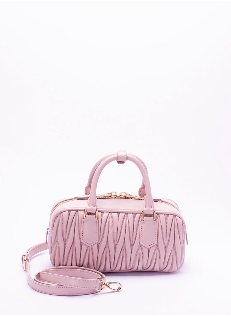 Small Arcadie Top Handle Bag Nappa Leather Crossbody Shoulder