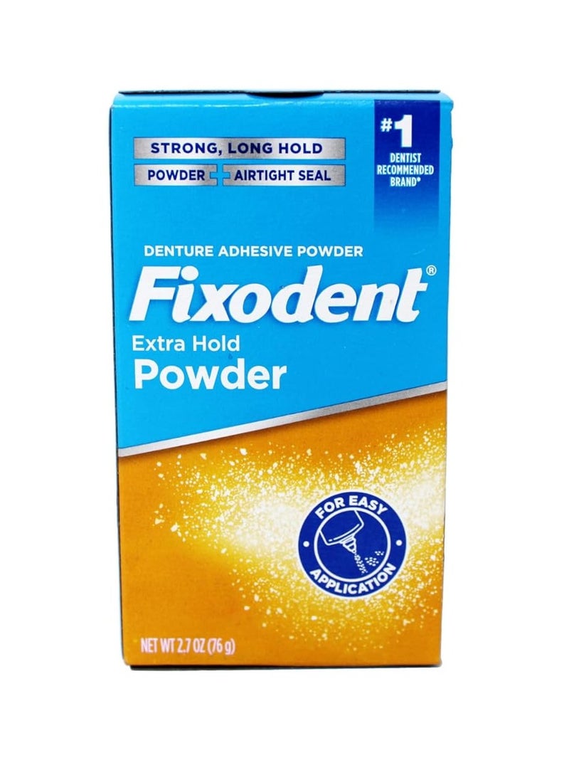 Fixodent Fixodent Powder Extra Hold 2.7 Oz. (Pack of 3)  - Image 2