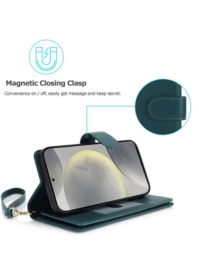 S-TOP Case For Samsung Galaxy A54 5G Multi-Card Wallet RFID Leather Phone Case - Image 5