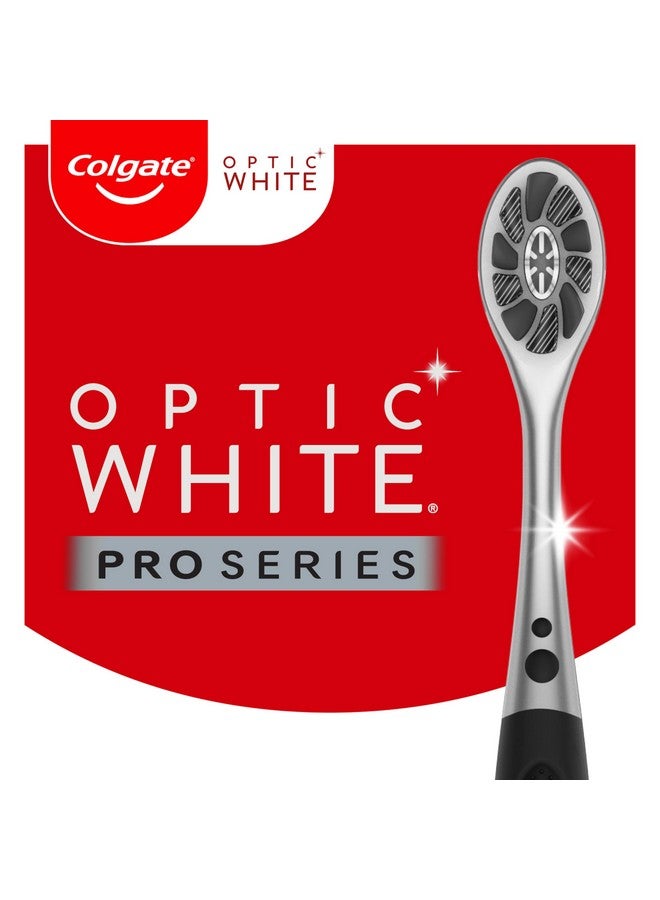 كولجيت فرشاة أسنان كولجيت أوبتيك وايت برو سيريز للتبييض بالفحم لإزالة البقع، شعيرات ناعمة، عبوة من قطعتين - Image 2