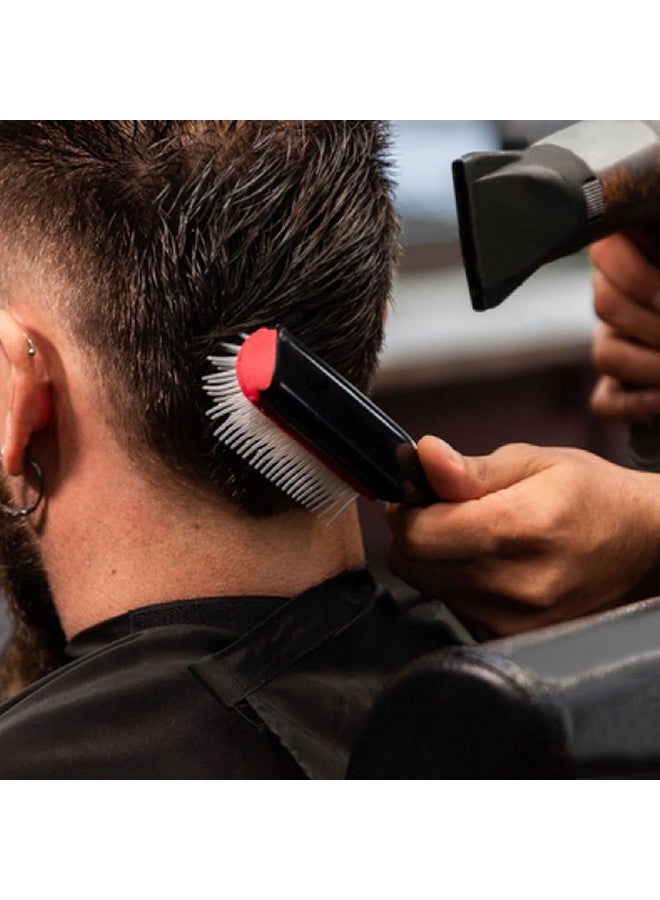 ويكسنيكوز مجموعة فرشاة فك التشابك مع فرشاة تصفيف ذات 9 صفوف، ومشط ذيل الفأر، ومشط واسع الأسنان لفصل وتشكيل وتحديد الشعر الرطب/الجاف الطويل/الكثيف المجعد والطبيعي 3a-4c (وردي) - Image 2