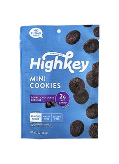 High Key HighKey, Mini Cookies, Double Chocolate Brownie, 2 oz (56.6 g)  - Image 1