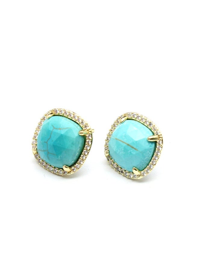 KUYING New Natural Stone Light Luxury Personalized Earrings