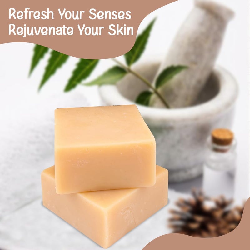 Naturalis Cedar Soap Organic Handmade ColdPressed Soap Infused with Cedarwood Essential Oils Natural Luxury Soap for Deep Skin Nourishment Moisturizing and Refreshing 100g - Image 3