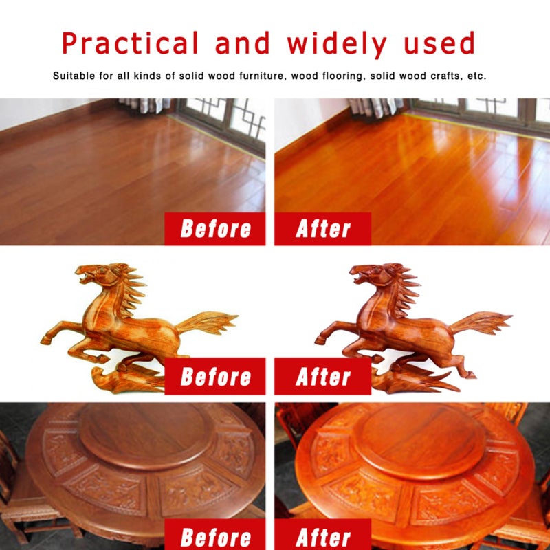 EELHOE Polishing Beewax 85g Waterproof Glossy Hardness Strengthening Furniture Polishing Beewax - Solid Wood Protective Layer for Solid Wood Furniture Flooring Crafts - Image 2